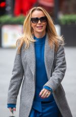 AMANDA HOLDEN Leaves Global Radio Studios in London 01/31/2024