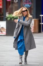 AMANDA HOLDEN Leaves Global Radio Studios in London 01/31/2024