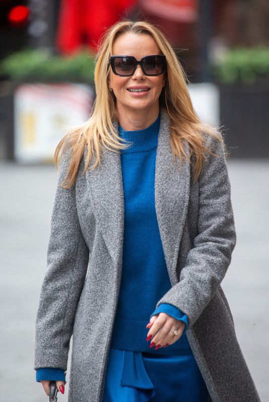 AMANDA HOLDEN Leaves Global Radio Studios in London 01/31/2024