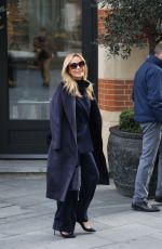 AMANDA HOLDEN Leaves Global Radio Studios in London 02/27/2024
