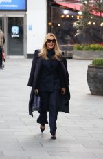 AMANDA HOLDEN Leaves Global Radio Studios in London 02/27/2024