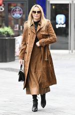AMANDA HOLDEN Leaves Global Studios Heart Breakfast Show in London 02/20/2024