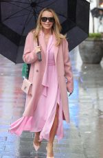 AMANDA HOLDEN Leaves Heart Breakfast Show in London 02/21/2024