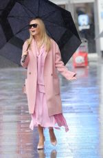 AMANDA HOLDEN Leaves Heart Breakfast Show in London 02/21/2024