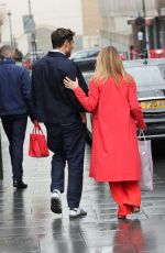 AMANDA HOLDEN Leaves Her Show in London 02/29/2024