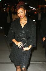 AMANDLA STENBERG Arrives at Chanel Dinner in New York 02/07/2024