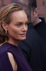 AMBER VALLETTA Arrives at Fendi Fashion Show in Milan 02/21/204