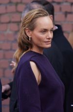 AMBER VALLETTA Arrives at Fendi Fashion Show in Milan 02/21/204