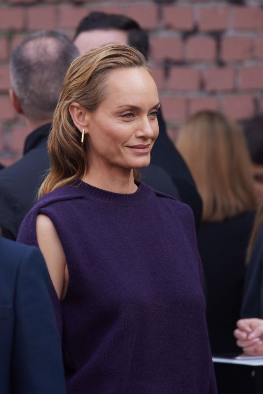 AMBER VALLETTA Arrives at Fendi Fashion Show in Milan 02/21/204