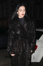 AMELIA HAMLIN Arrives at Hugo Boss LFW Party at The Twenty Two Mayfair in London 02/17/2024
