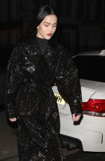 AMELIA HAMLIN Arrives at Hugo Boss LFW Party at The Twenty Two Mayfair in London 02/17/2024