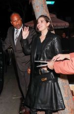 AMERICA FERRERA Arrives at Delilah in West Hollywood 02/12/2024