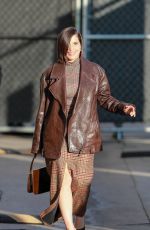 AMERICA FERRERA Arrives at Jimmy Kimmel Live in Hollywood 02/13/2024