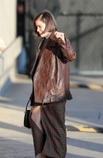 AMERICA FERRERA Arrives at Jimmy Kimmel Live in Hollywood 02/13/2024