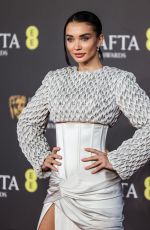 AMY JACKSON at EE Bafta Film Awards 2024 in London 02/18/2024