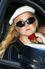 AMY SCHUMER Arrives at Good Morning America in New York 02/14/2024
