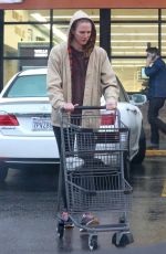 ANNA OSCEOLA Out Shopping at Gelson