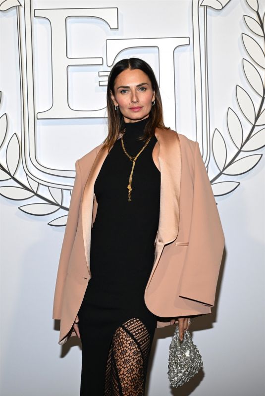 ANNA SAFRONCIK at Elisabetta Franchi Fashion Show in Milan 02/24/2024
