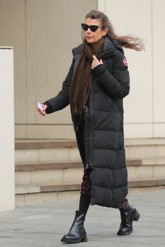 ANNABEL CROFT Leaves Her Hotel in Leeds 02/02/2024