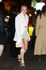 ANNASOPHIA ROBB Arrives at New York Public Library 02/12/2024