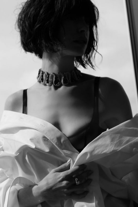 ANNE HATHAWAY at a Photoshoot, February 2024
