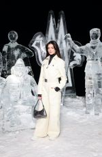 ANNE HATHAWAY at Moncler Grenoble Fall/winter 2024 Fashion Show in St Moritz 02/03/2024