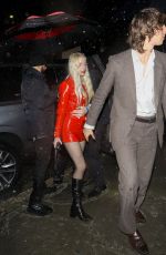 ANYA TAYLOR-JOY and Malcolm McRae Arrives at Gucci