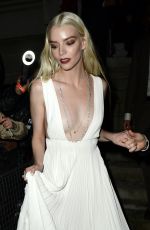 ANYA TAYLOR-JOY Arrives at Dune: Part Two Premiere Afterparty in London 02/15/2024