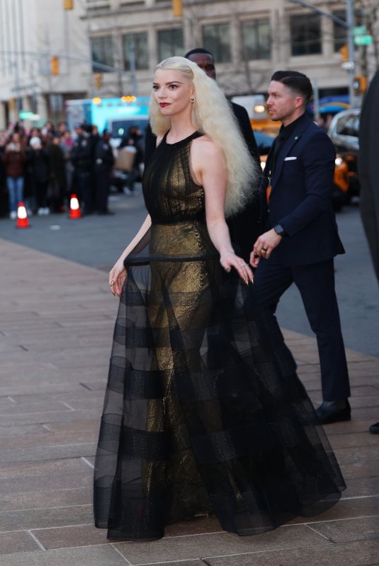 ANYA TAYLOR-JOY Arrives at Dune: Part Two Premiere at Josie Robertson Plaza at Lincoln Center in New York 02/25/2024