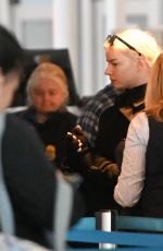 ANYA TAYLOR-JOY at JFK International Airport in New York 02/26/2024
