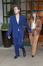 ARI FOURNIER Leaves Her Hotel in New York 01/31/2024