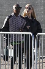 ARIANA GRANDE and CYNTHIA ERIVO Arrives at Super Bowl in Las Vegas 02/11/2024