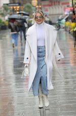 ASHLEY ROBERTS Arrives at Heart Breakfast Show in London 02/21/2024