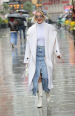 ASHLEY ROBERTS Arrives at Heart Breakfast Show in London 02/21/2024