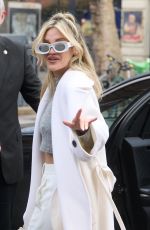 ASHLEY ROBERTS Leaves Global Radio Studios in London 02/02/2024