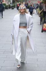ASHLEY ROBERTS Leaves Global Radio Studios in London 02/02/2024
