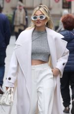 ASHLEY ROBERTS Leaves Global Radio Studios in London 02/02/2024