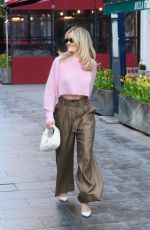 ASHLEY ROBERTS Leaves Global Radio Studios in London 02/27/2024