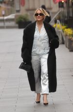 ASHLEY ROBERTS Leaves Heart Breakfas Show in London 02/06/2024