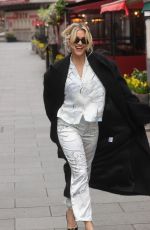 ASHLEY ROBERTS Leaves Heart Breakfas Show in London 02/06/2024
