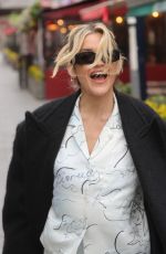 ASHLEY ROBERTS Leaves Heart Breakfas Show in London 02/06/2024