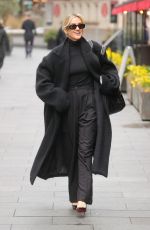 ASHLEY ROBERTS Leaves Heart Radio in London 02/07/2024