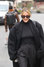 ASHLEY ROBERTS Leaves Heart Radio in London 02/07/2024