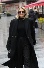 ASHLEY ROBERTS Leaves Heart Radio in London 02/22/2024