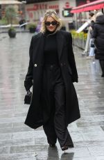 ASHLEY ROBERTS Leaves Heart Radio in London 02/22/2024