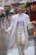 ASLEY ROBERTS Leaves Heart Breakfast in London 02/08/2024