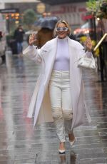 ASLEY ROBERTS Leaves Heart Breakfast in London 02/08/2024
