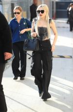 AVA MAX Leaves Jimmy Kimmel Live! at El Capitan Entertainment Centre in Hollywood 02/13/2024