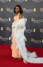 AYO EDEBIRI at EE Bafta Film Awards 2024 in London 02/18/2024