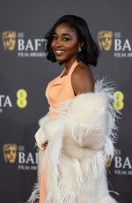 AYO EDEBIRI at EE Bafta Film Awards 2024 in London 02/18/2024